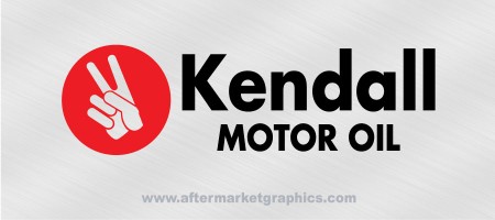Kendall Motor Oil Decals - Pair (2 pieces)